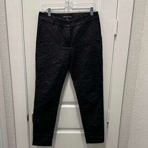 Elizabeth and James Black Textured Trousers
